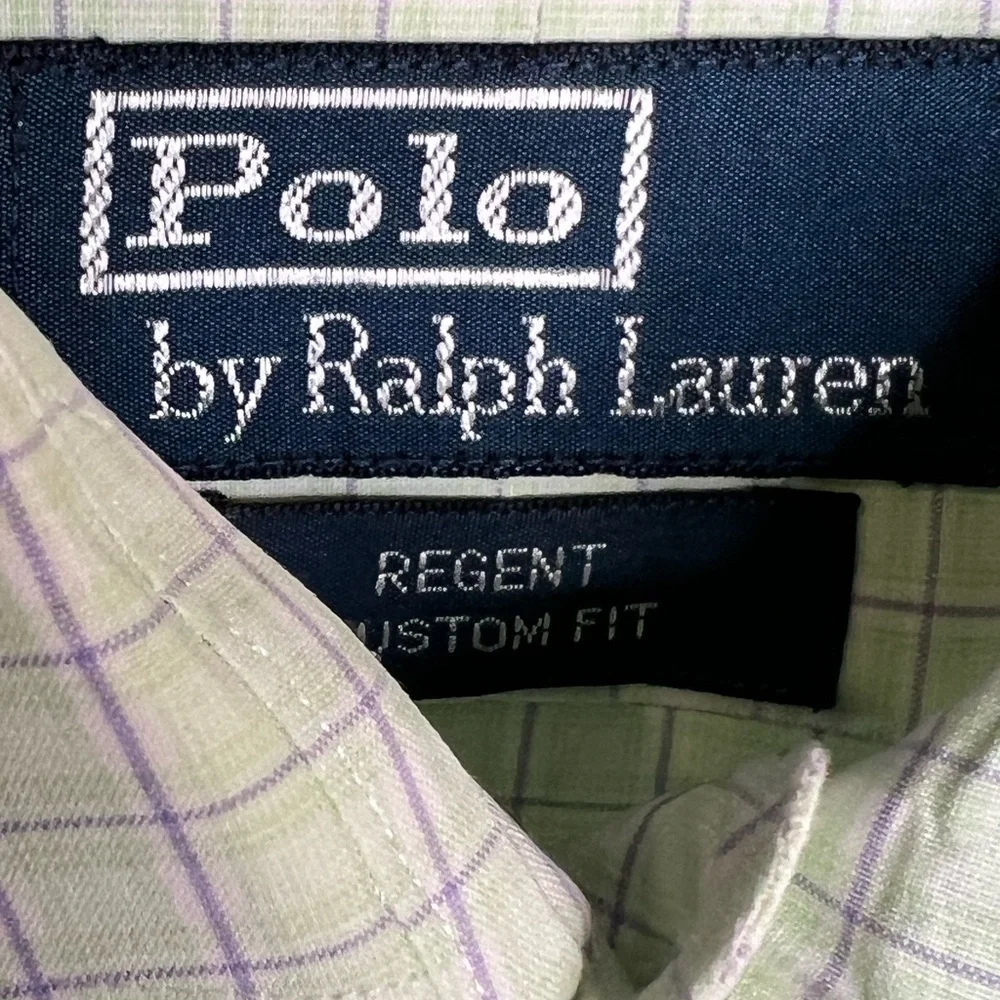 385. Polo by Ralph Lauren Regent Custom Fit Striped Poplin Shirt 16-32/33